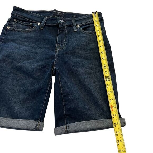 LUCKY BRAND The Bermuda Dark Wash Denim Short Size 4/27 - Picture 7 of 8